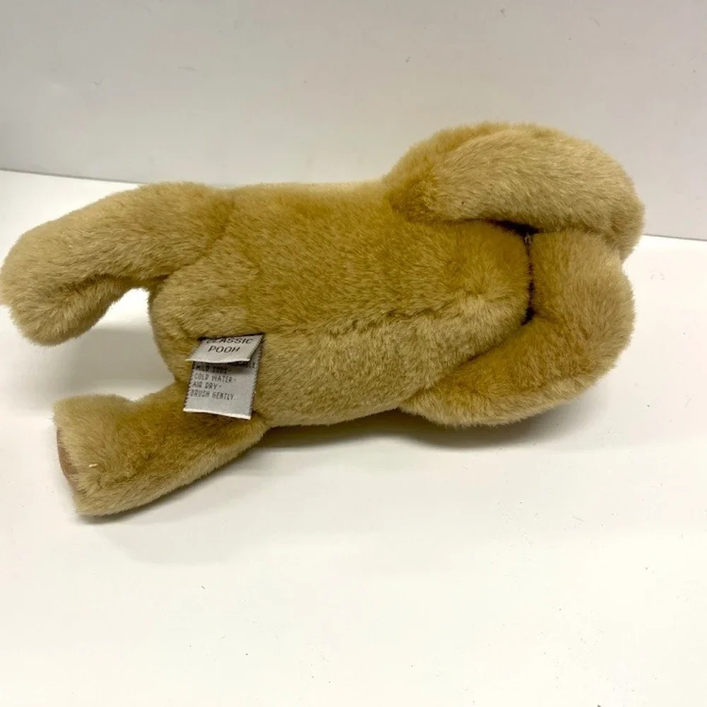 Vintage Gund Disney Classic Pooh Lying Down Bear with Bumblebee Plush